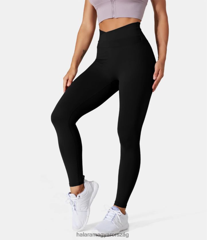 aktív ruházat Halara softlyzero crossover színű blokk leggings eredeti nők 8FPF801455