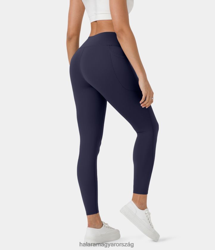 aktív ruházat Halara softlyzero magas derekú mély oldalzsebű jóga leggings pávakabát nők 8FPF801478