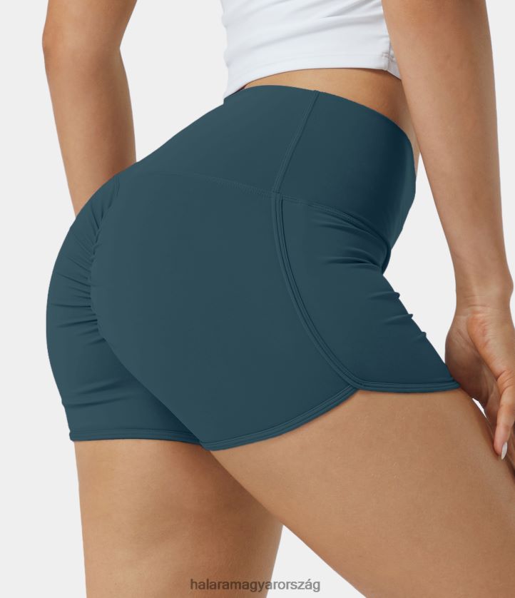 aktív ruházat Halara softlyzero légies, magas derekú crossover fenékemelő hűvös tapintású rövidnadrág 2,5" eredeti nők 8FPF801296