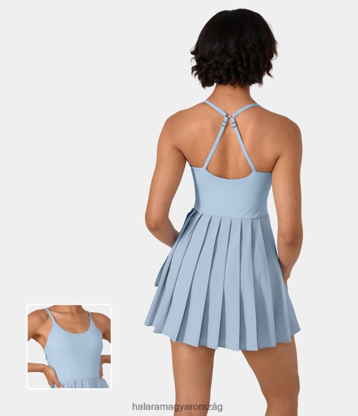 aktív ruházat Halara háttámla nélküli 2 részes zsebben rakott slip dance aktív ruha angyal elesik nők 8FPF80920