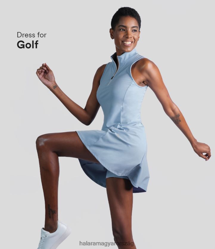 aktív ruházat Halara softlyzero légies állvány galléros cipzár 2 részes zsebes cool touch mini pickleball aktív ruha angyal elesik nők 8FPF80846