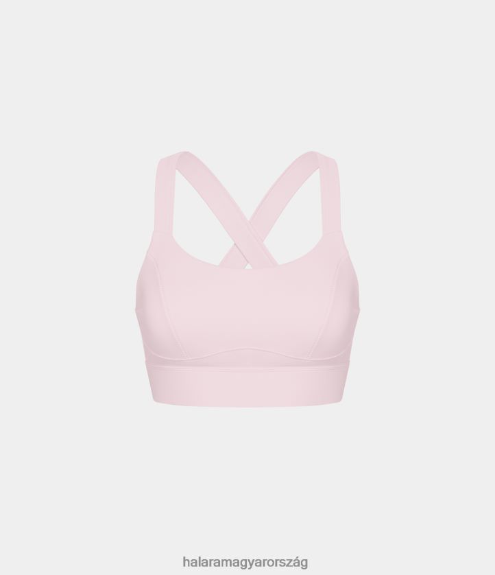 aktív ruházat Halara Alacsony támasztékú u nyak nélküli, keresztben állítható jóga sportmelltartó balettpapucs nők 8FPF801588