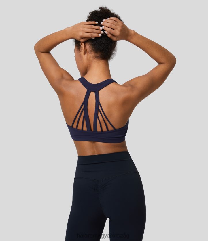 aktív ruházat Halara speedwave közepes tartású hát nélküli gyorsszáraz futósportmelltartó sejtés nők 8FPF801582