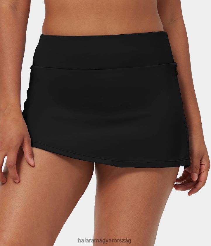 aktív ruházat Halara mindennapi 2 az 1-ben tevékenység szoknya-pimasz fekete nők 8FPF80560