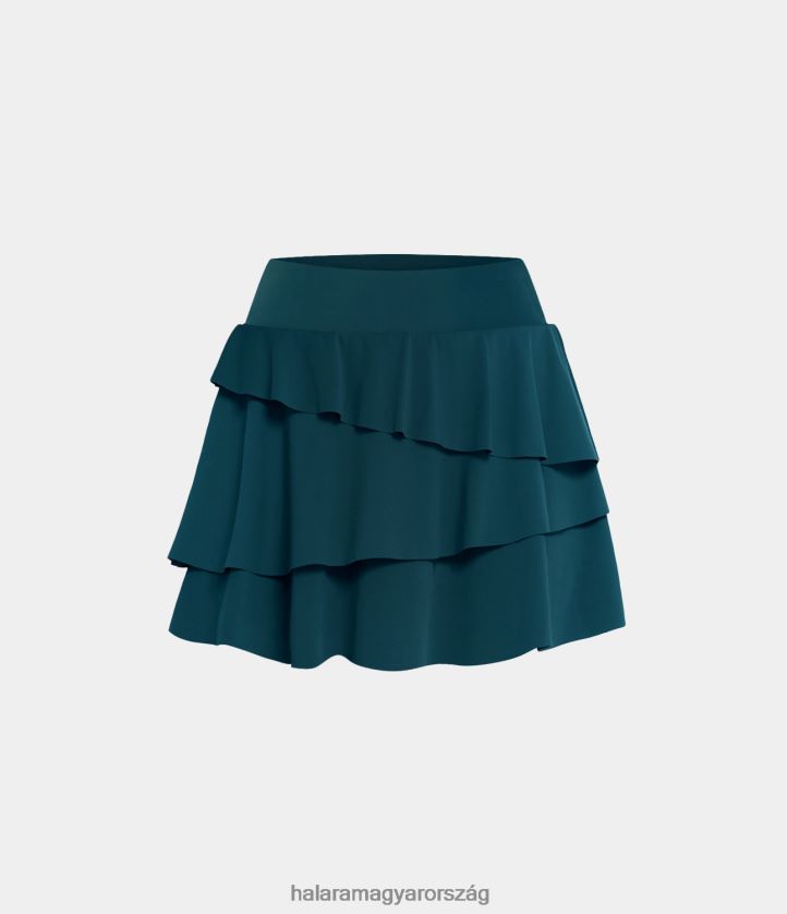 aktív ruházat Halara mindennapi magas derekú 2 az 1-ben teniszszoknya-trüffel majolika kék nők 8FPF80623