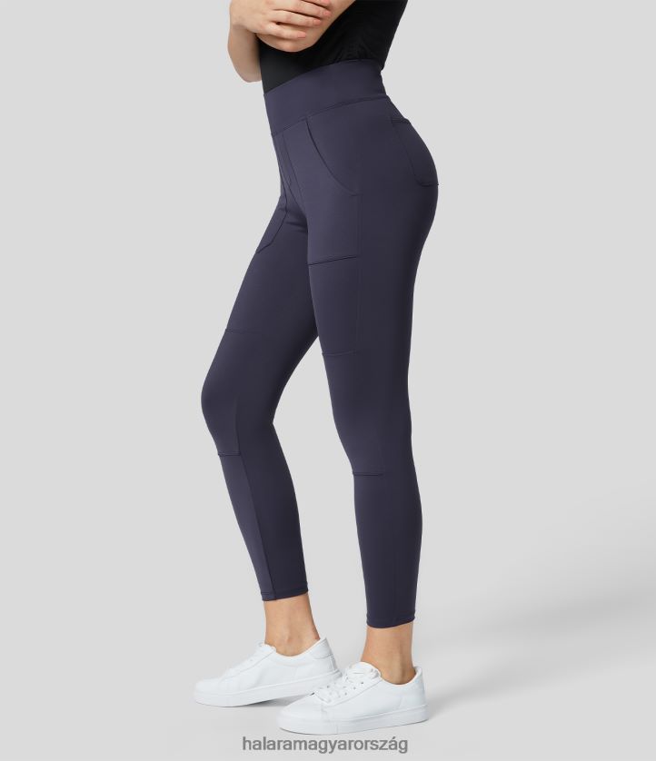 ruházat Halara softlyzero légies középen emelkedő több zseb cool touch munka 7/8 leggings pávakabát nők 8FPF801474