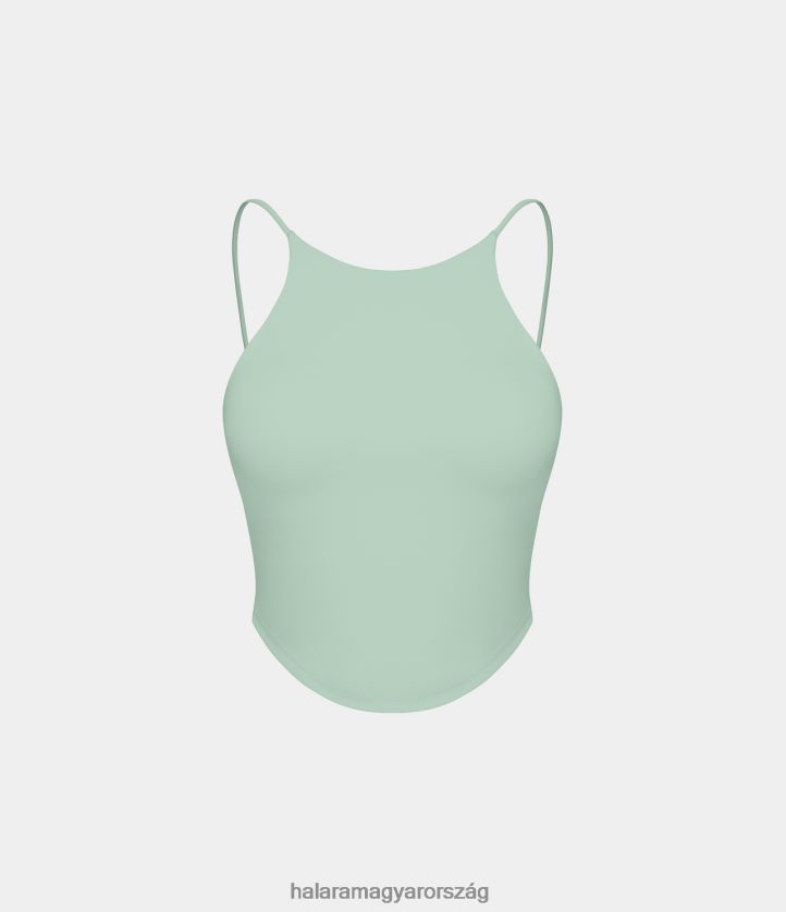ruházat Halara softlyzero plüss spagettipántos háttámla nélküli ívelt szegélyű levágott alkalmi felső eredeti nők 8FPF801667