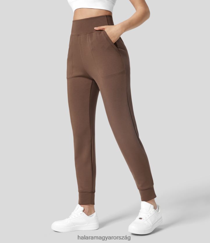 ruházat Halara magas derekú oldalzsebek, alkalmi kocogók musztáng nők 8FPF8024