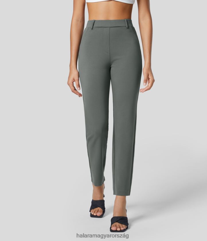 ruházat Halara magas derekú hátsó zseb masszív munka keskeny nadrág sedona zsálya nők 8FPF80436